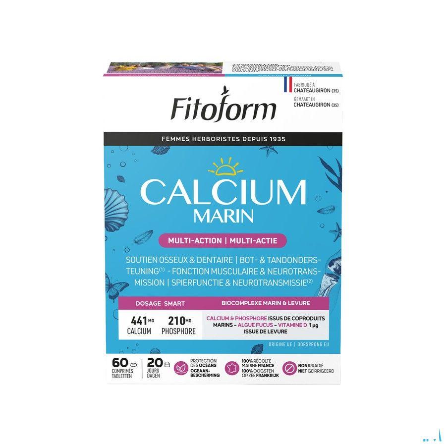 Calcium Marin Tabletten 60 Fitoform  -  Bioholistic Diffusion