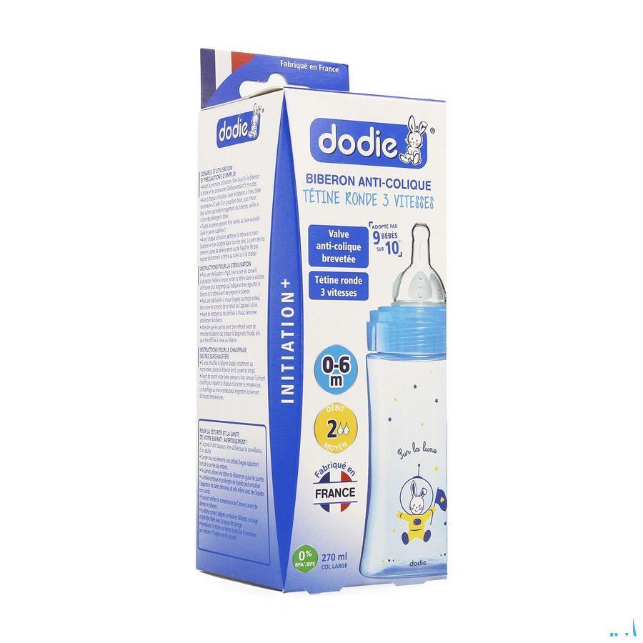 Dodie Biberon Initiation + Bleu 270 ml