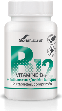 Soria Vitamine B12+Foliumzuur Tabl 120