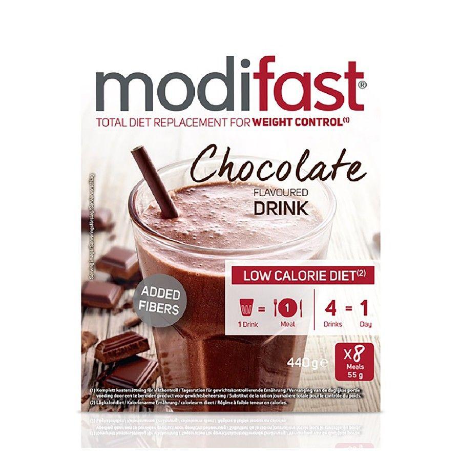 Modifast Chocolate Flavoured Milkshake 8x55 gr  -  Nutrition & Sante