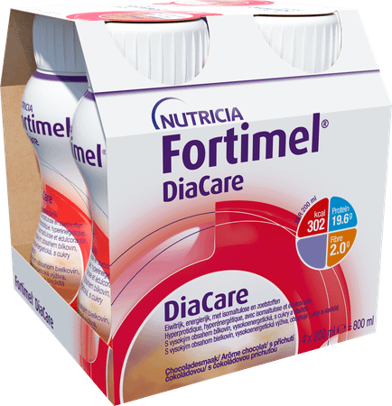 Diacare Chocolade 4 x 200 ml