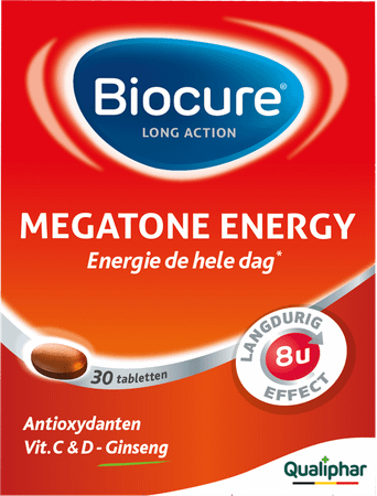 Biocure Megatone Energy La Comp 30  -  Qualiphar