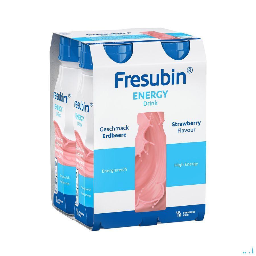 Fresubin Energy Drink 200 ml Fraise/aardbei  -  Fresenius