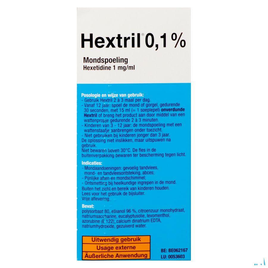 Hextril 0,1% Sol Bain Bouche 200 ml