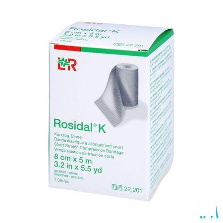 Rosidal K Bande Elast 8cmx5m 22201  -  Lohmann & Rauscher