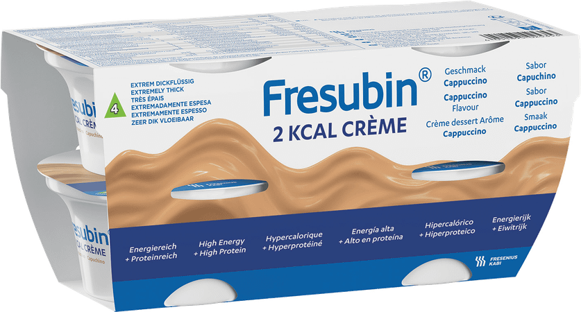 Fresubin 2kcal Creme Cappuccino Pot 4x125 gr  -  Fresenius