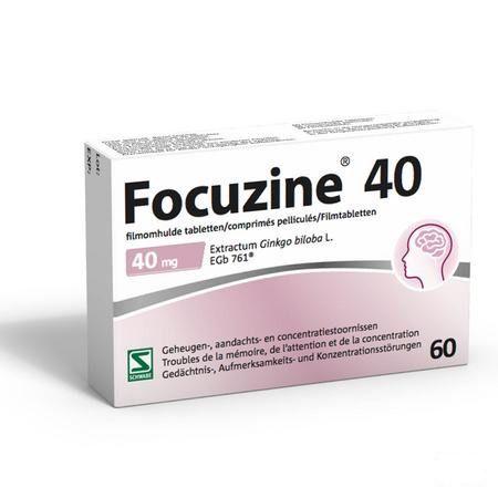 Focuzine 40 mg 60 Tabletten  -  VSM