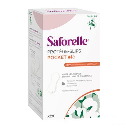 Saforelle Coton Protect Inlegkruisjes Pocket 20