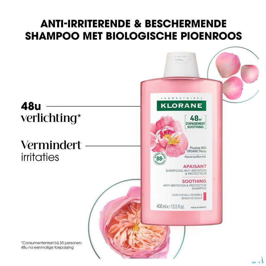 Klorane Capil. Sh Pioenroos Bio 400 ml