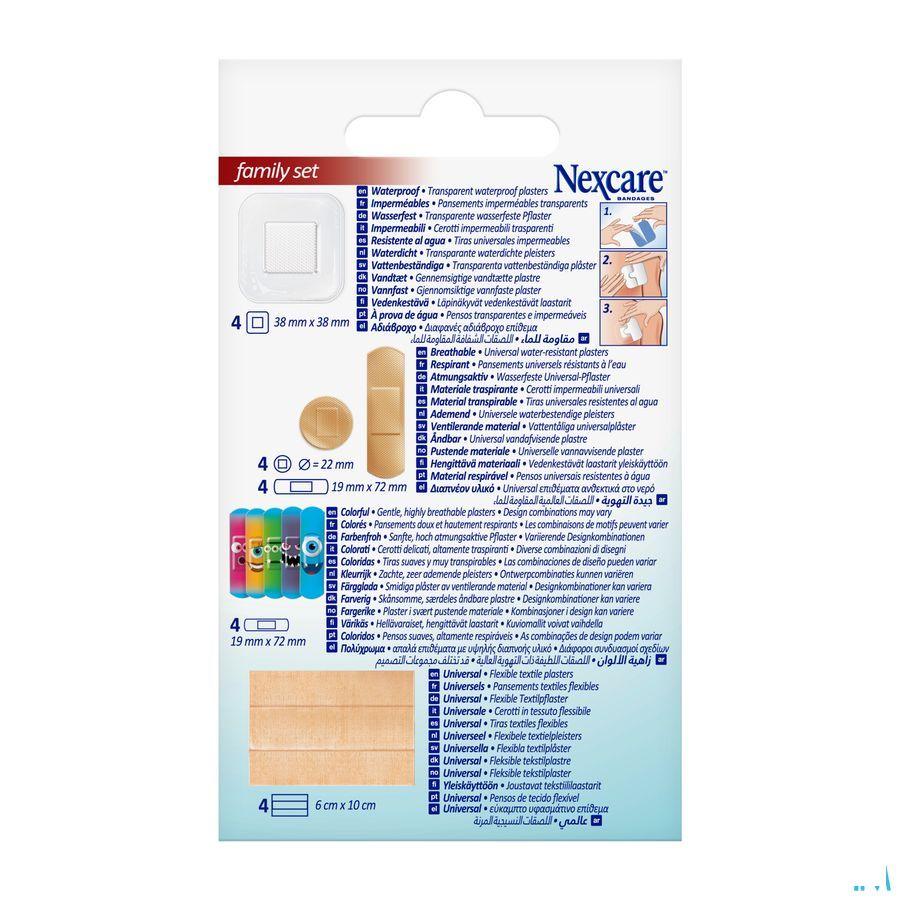 Nexcare 3M Family Set Assortiment Pansements 20