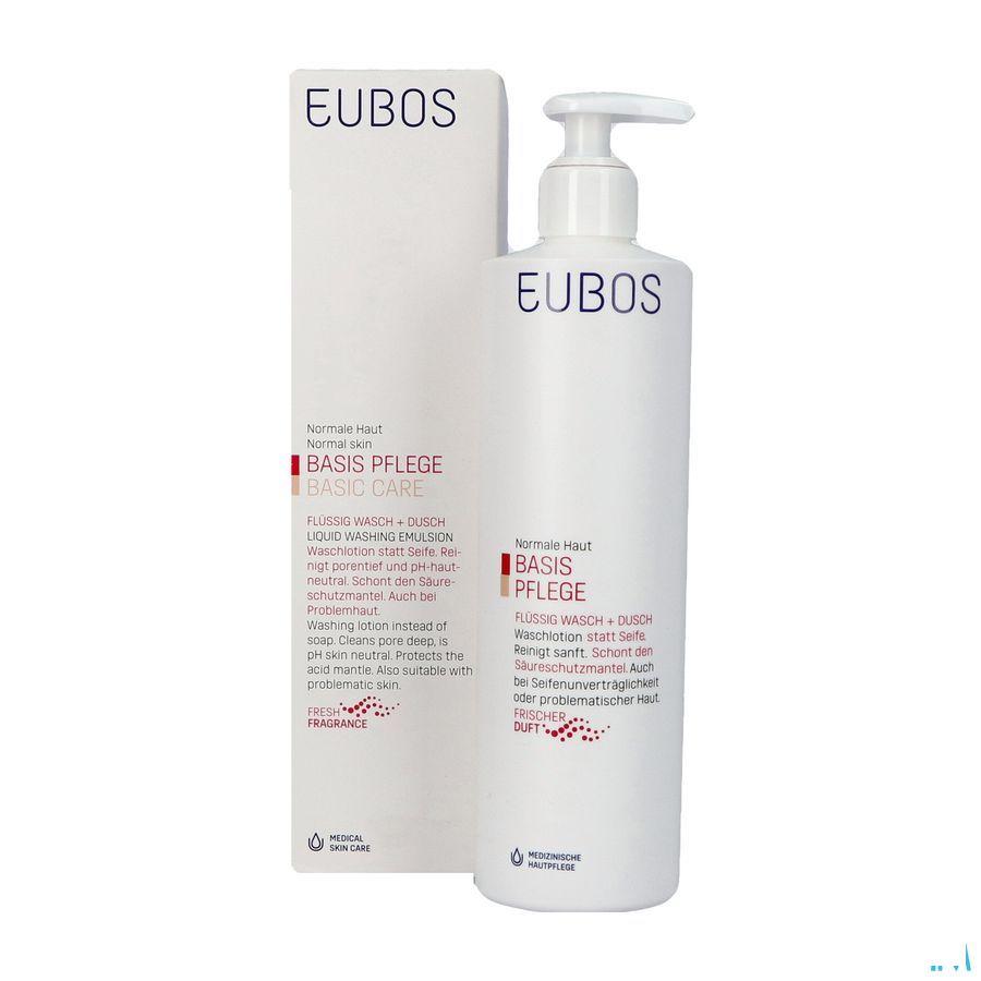 Eubos Zeep Vloeibaar Roze Parf 400 ml  -  I.D. Phar