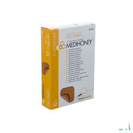 Medihoney Gelverb Anti bact.honing 5x 5cm 10