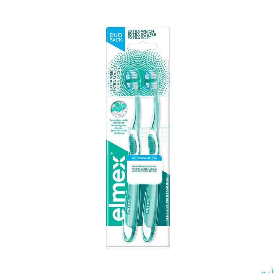 Elmex Tandenborstel Sensitive Pro Extra Zacht Duo