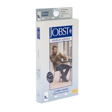 Jobst For Men Casual K1 15-20 Ad Black L 1P