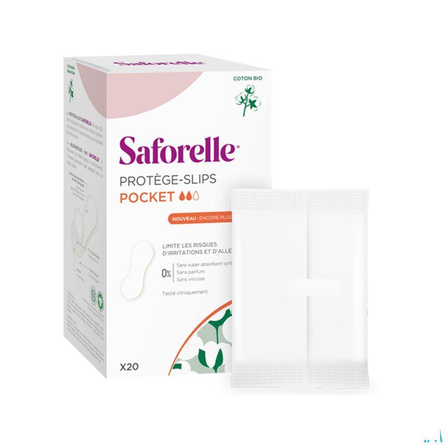 Saforelle Coton Protect Inlegkruisjes Pocket 20