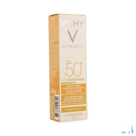 Vichy Cap Id Oplossing Ip50 + Creme Anti pigmentvlek 3in1 50 ml  -  Vichy