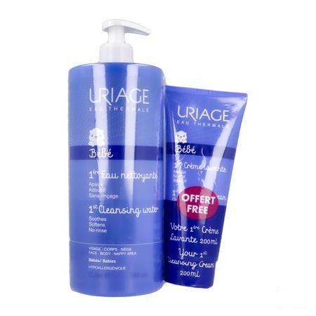 Uriage Bebe 1Ere Eau 1L + Bebe Creme Lavante 200 ml