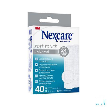Nexcare 3M Soft Touch Universal Assort. Strips 40  -  3M