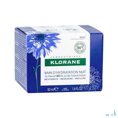 Klorane Gezicht Korenbloem Nacht Hydra Bad 50 ml