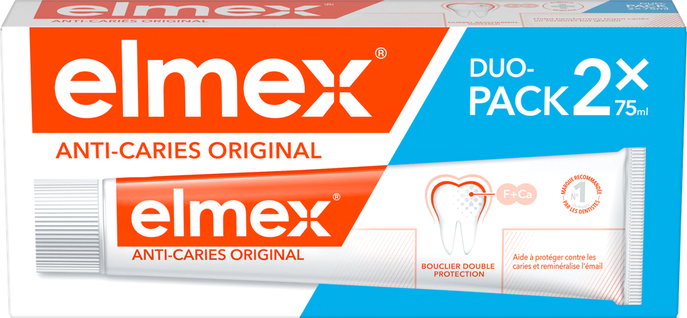 Elmex A/Caries Original Dentifrice 2X75 ml