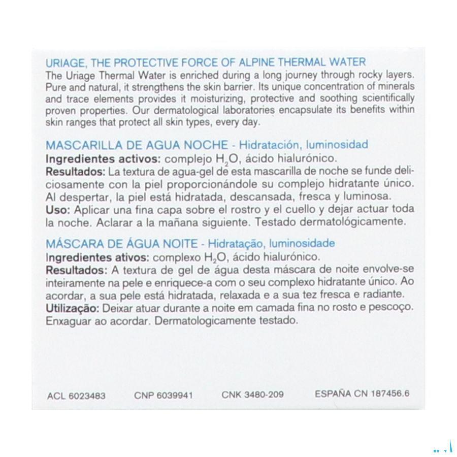 Uriage Eau Thermale Masker Water Nacht 50 ml