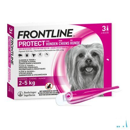 Frontline Protect Spot On Opl Hond 2-5Kg Pipet 3