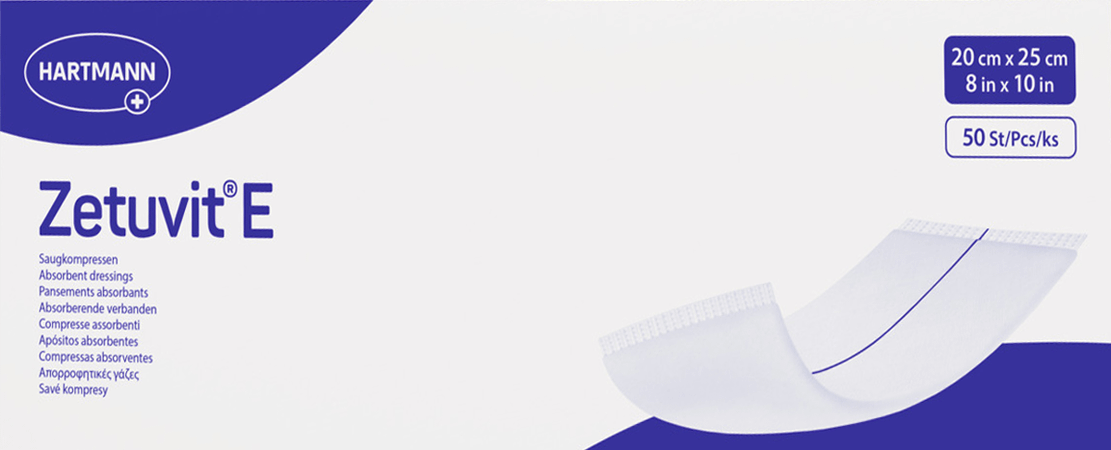 Zetuvit E N/St 20X25Cm 50 4138653  -  Hartmann