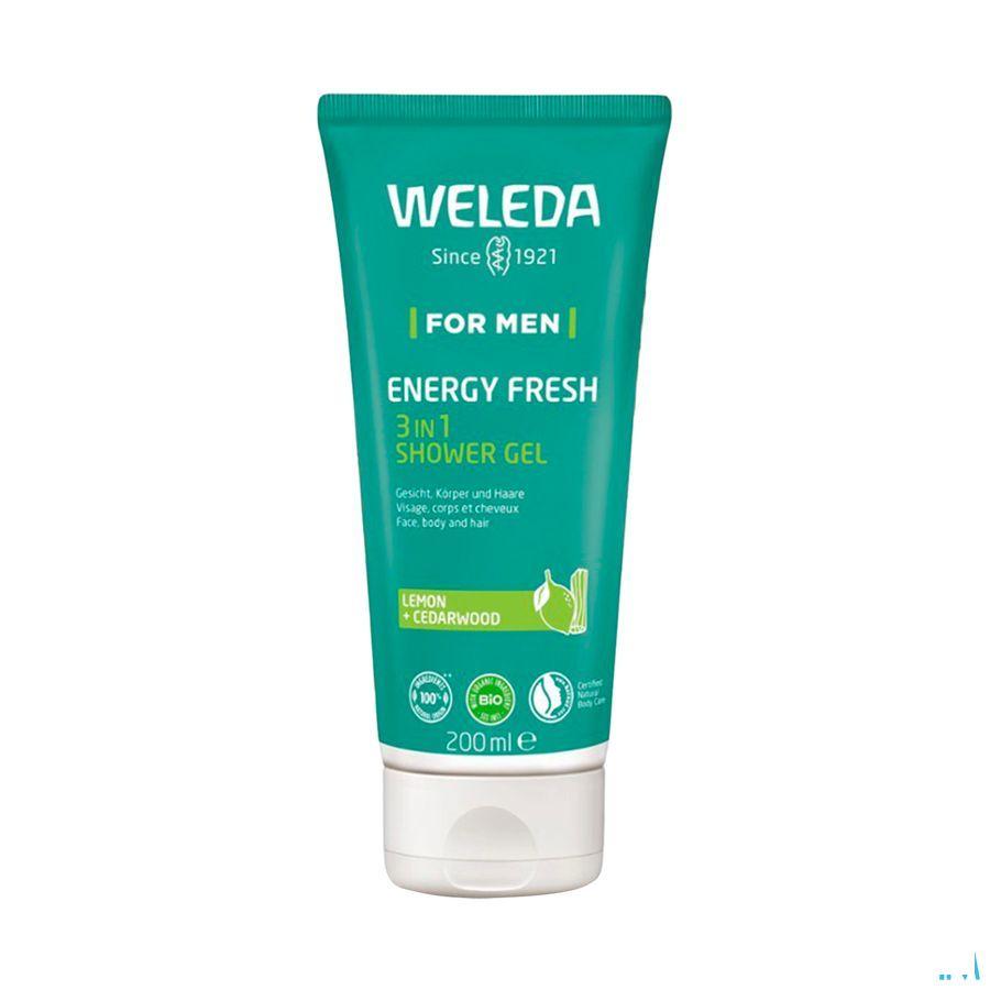 Weleda Men Energy Fresh 3En1 Gel Douche Tube 200 ml