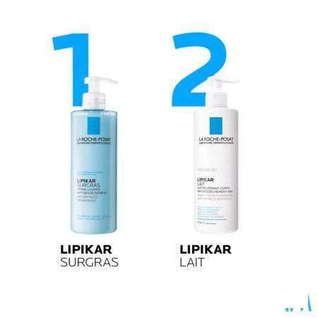 Lipikar Surgras Douche Creme Conc.A-dessech.400 ml  -  La Roche-Posay