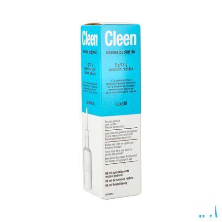 Cleen Enema Pediatric 5 gr/12g Oplossing Rect.gebr.fl 66 ml 