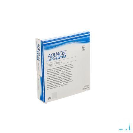 Aquacel Extra Verband Hydrofiber + versterk. 10x10cm 10  -  Convatec