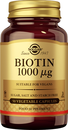 Solgar Biotin 1000 µg V-Capsule 50  -  Solgar Vitamins