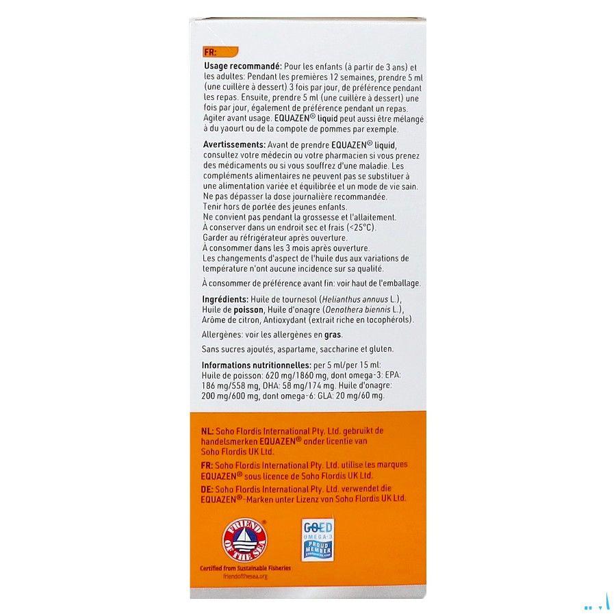 Equazen Liquid Omega Citrus 3/6 Fl 200 ml  -  Springfield Nutraceuticals