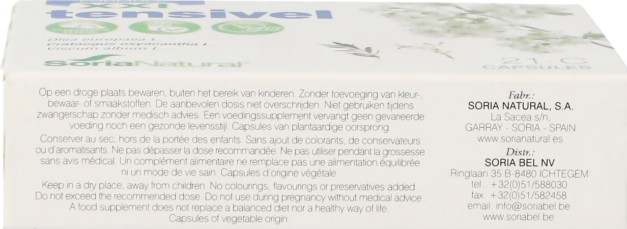 Soria 21-c Tensivel Xxi 30 Capsule  -  Soria Bel