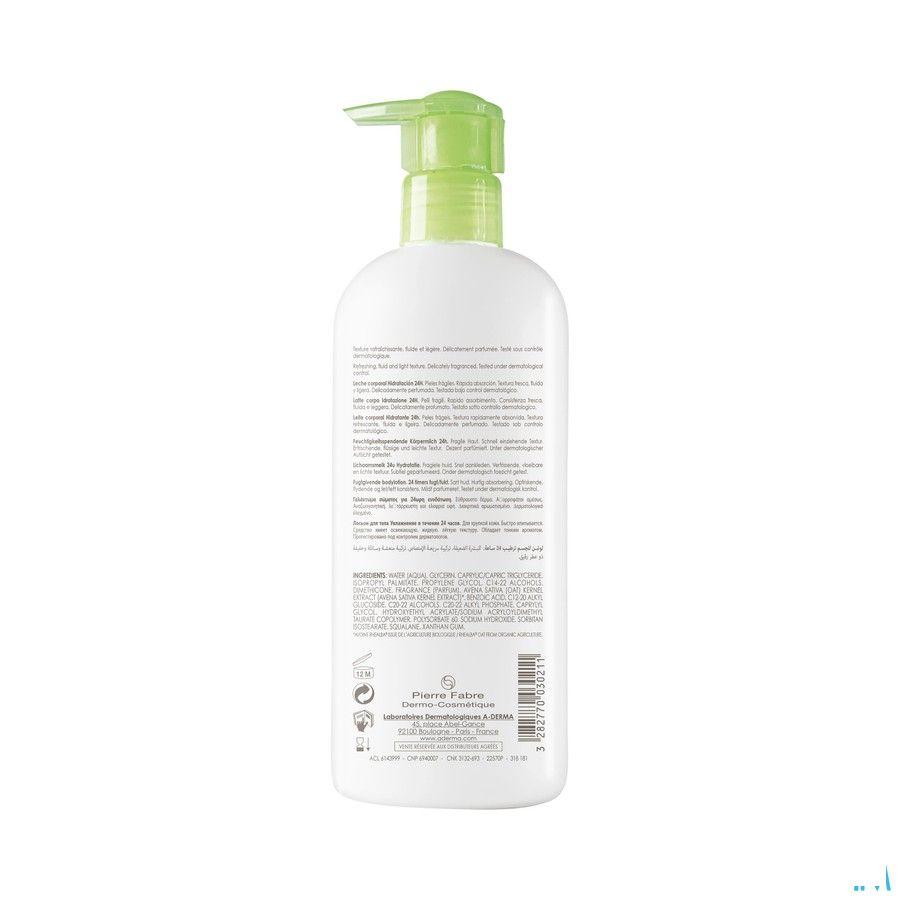 Aderma Avoine Lait Corps Hydra 400 ml  -  Aderma