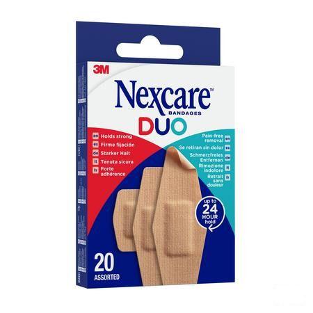 Nexcare 3M Duo Pansement Assortiment 20  -  3M