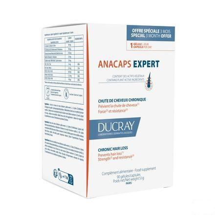 Ducray Anacaps Expert Progres. Haarutival Caps 90