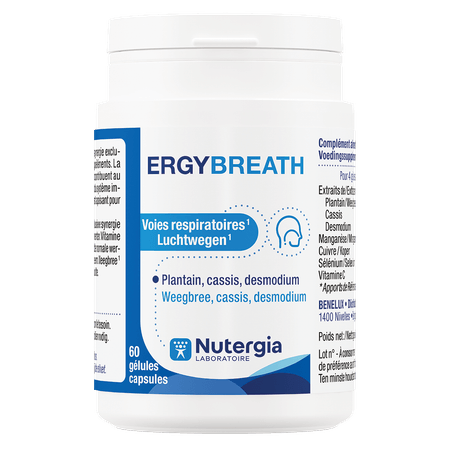 Ergybreath Caps 60  -  Laboratoire Nutergia