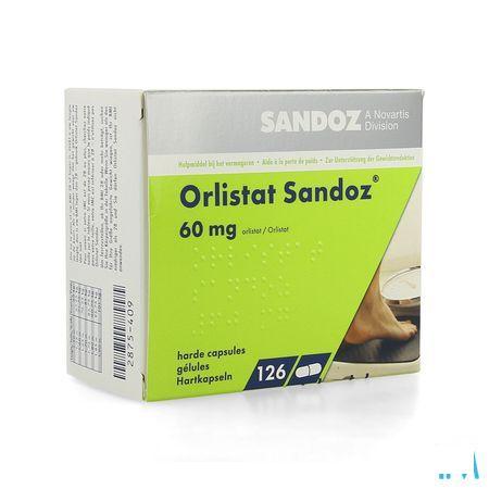 Orlistat Sandoz Capsule Dure 126 X 60 mg 