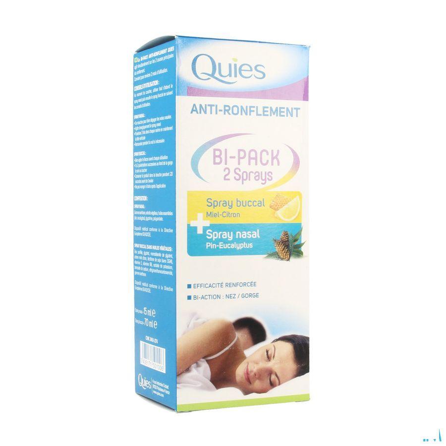 Quies A/Ronflem.Bipack Spray Nasal 15ml+Buccal70 ml