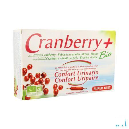Super Diet Cranberry + Bio Ampoule 20x15 ml  -  Superdiet Laboratoires