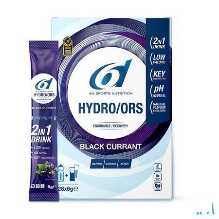 6D Hydro Ors Blackcurrant Zakje 28X6G