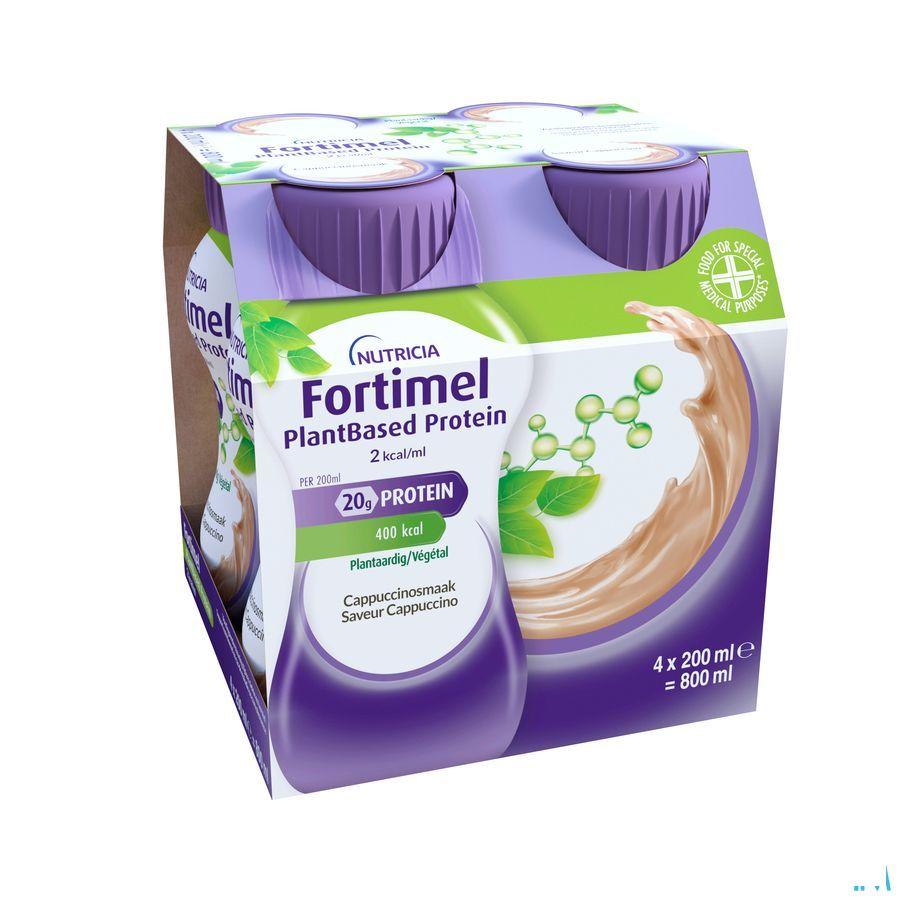Fortimel Plantbased Protein Cappuccino 4X200 ml