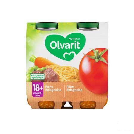Olvarit Pasta Bolognaise 2x250 gr 18m00  -  Nutricia