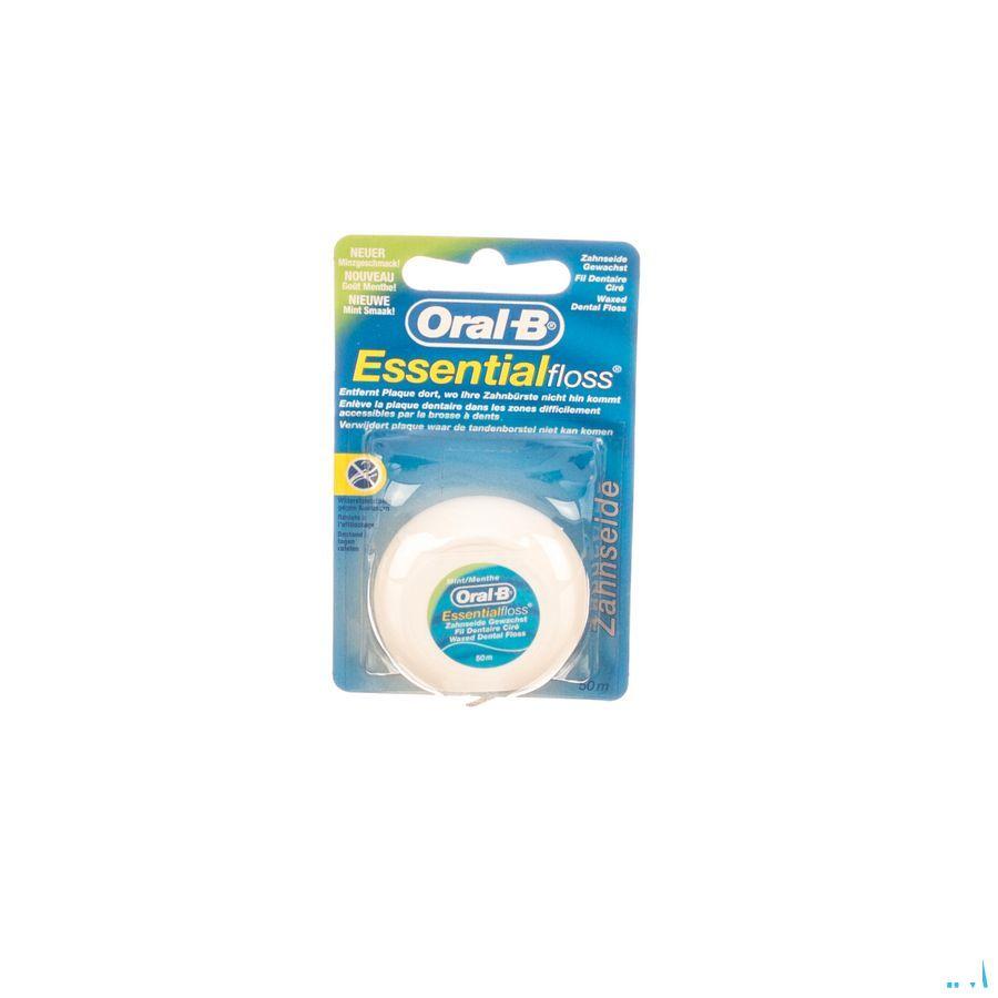 Oral-B Floss Esssential Floss Mint Waxed 50m