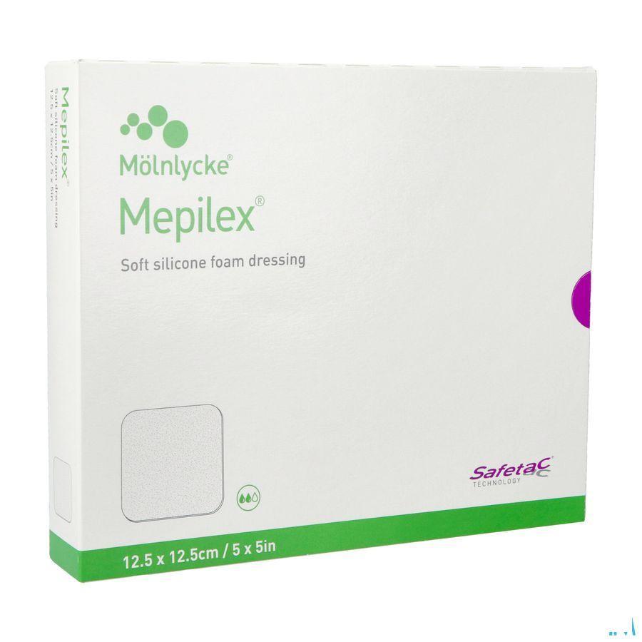 Mepilex Pansement Mousse Sil Abs Ster 12,5x12,5cm 5  -  Molnlycke Healthcare