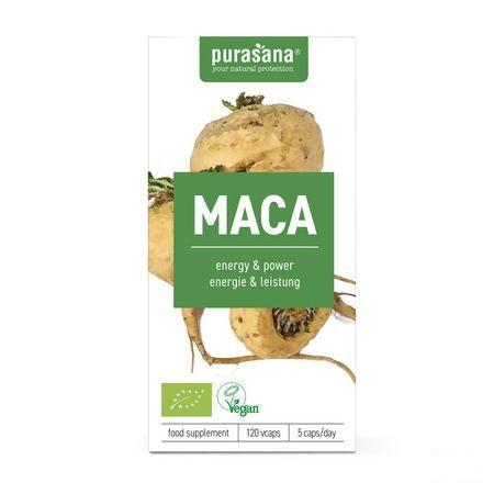 Purasana Vegan Maca 300Mg Bio V-Caps 120