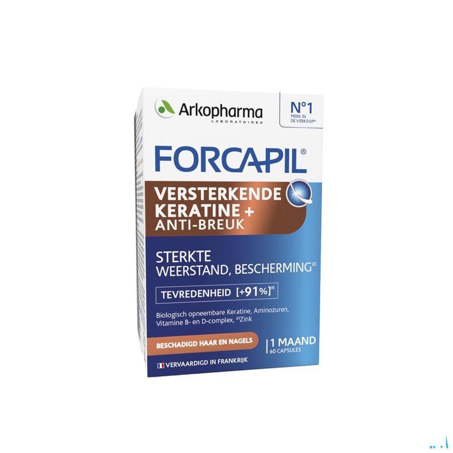 Forcapil Keratine+ Caps 60  -  Arkopharma