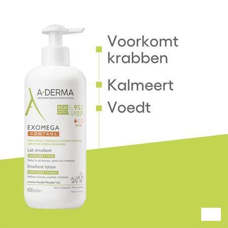 Aderma Exomega Control Emol. Melk 400 ml  -  Aderma