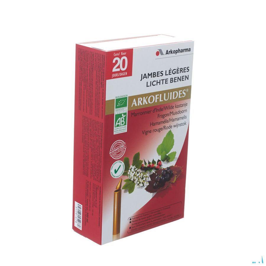 Arkofluide Lichte Benen Bio Unicadoses 20  -  Arkopharma